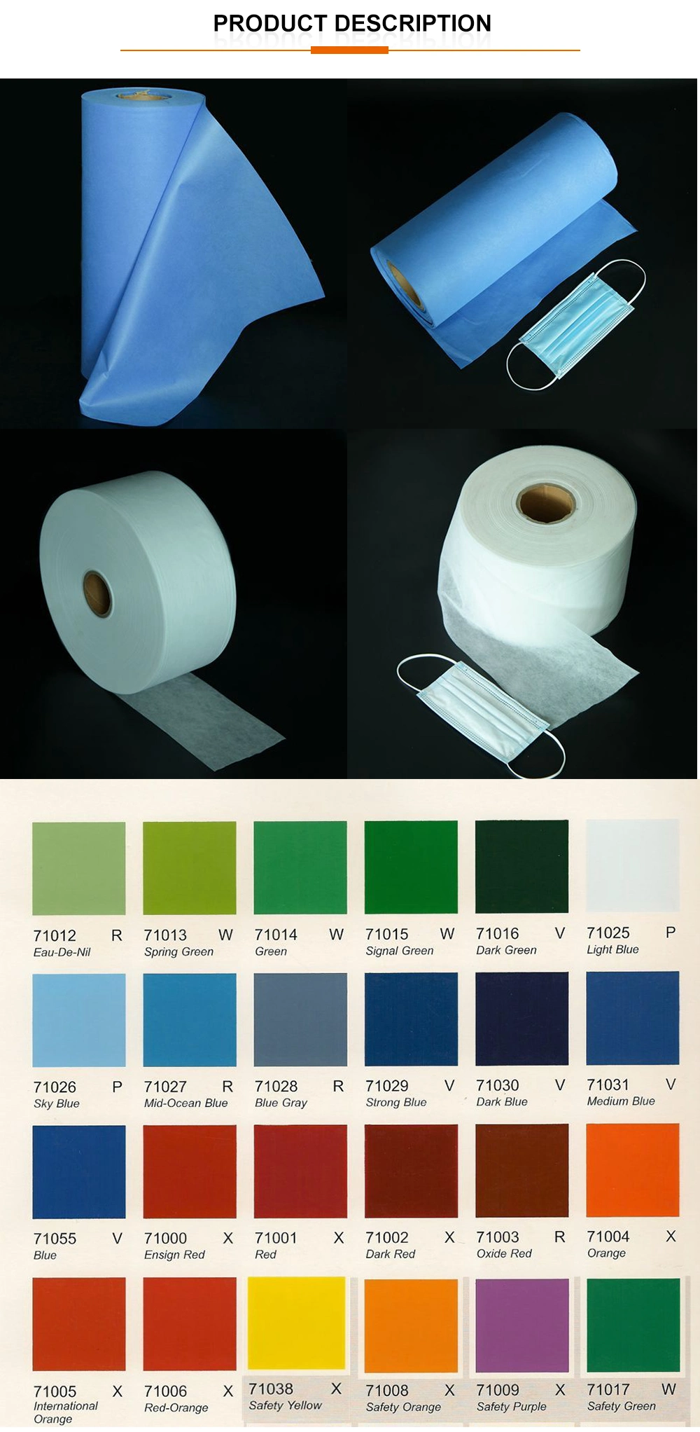 Recycled Polypropylene Spunbond Non Woven Fabric Interlining 10 GSM to 150 GSM